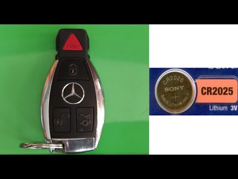 MERCEDS KEY FOB   BATTERY REPLACEMENT , ელემენტის შეცვლა